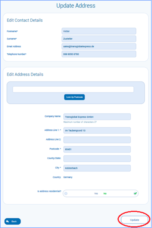 online address change service online address change service