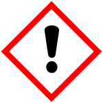 Health hazard/hazardous to the ozone layer (symbol: Exclamation mark)
