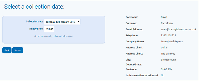 change address