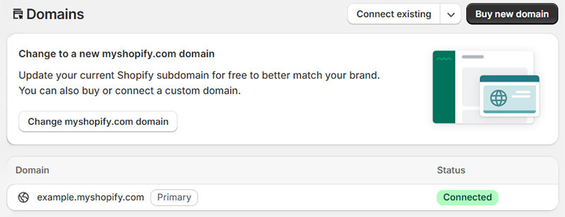Copy your MyShopfiy domain