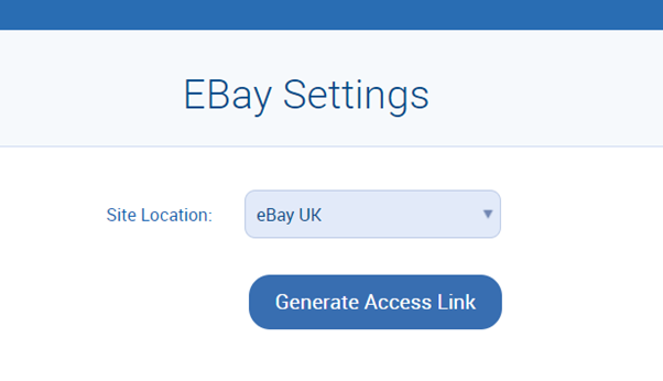 Generate Access Link for eBay