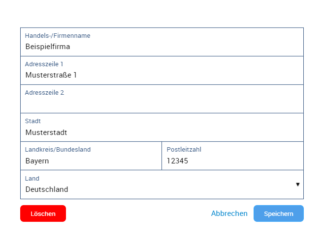 Editing manufacturer details in the Product Library