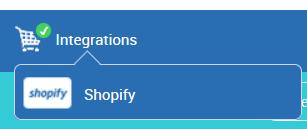 Shop orders menu