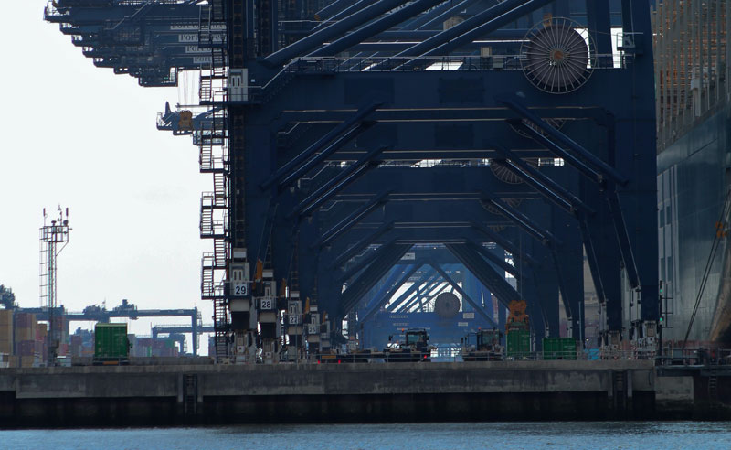 Cranes at the Port of Felixstowe